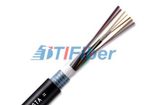 Quality Outdoor Underground 2 Core Black Direct Buried Bending Resistance Fiber Optic Wire wholesale