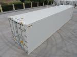 White 40 Foot Refrigerated Shipping Container , Industrial Shipping Container