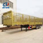 3 Axles Fencing Livestock Horse Carriage Semi Trailer in Liangshan With High