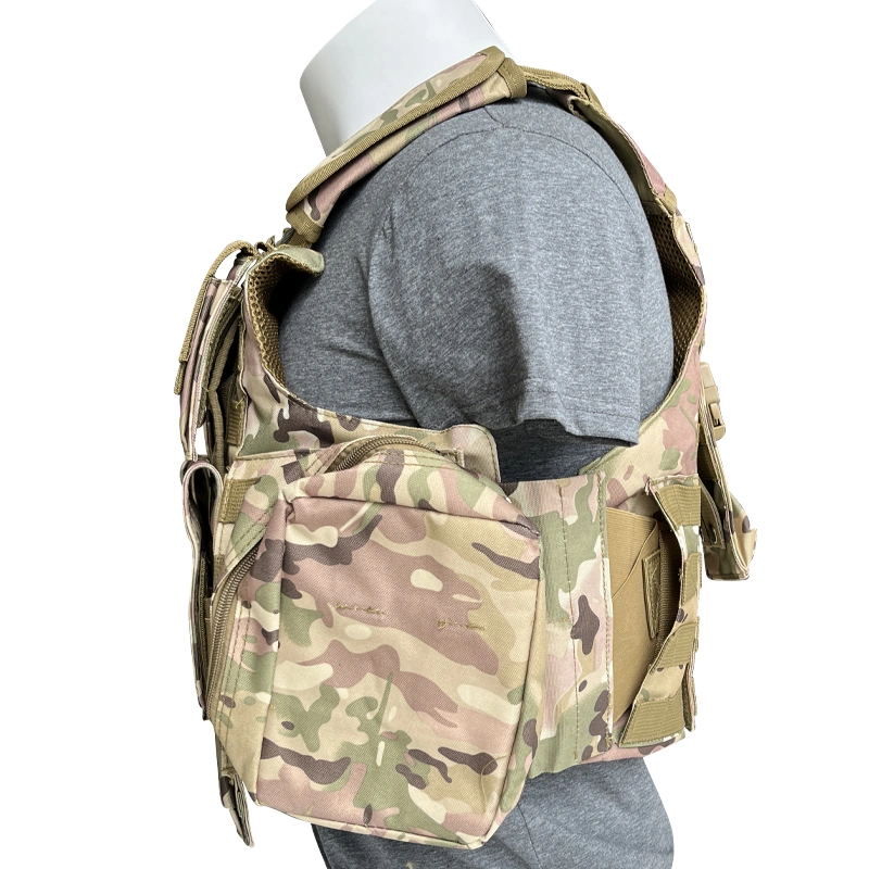 Camouflage Safety Bulletproof Vest with Molle System