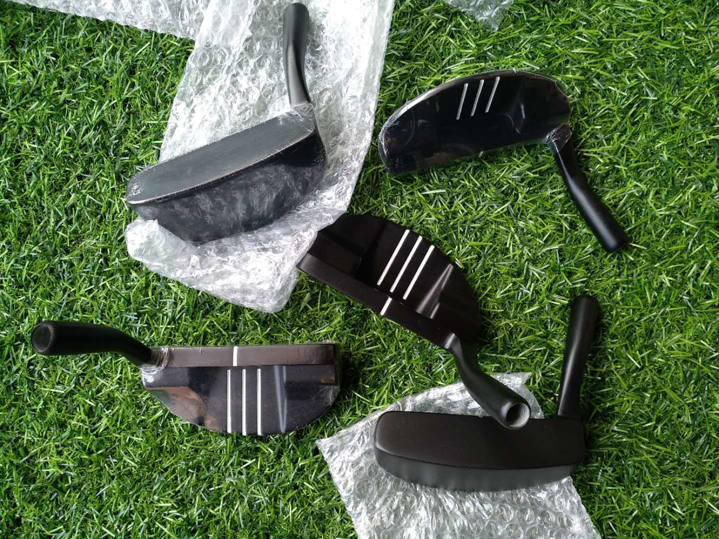 mallet golf putter, golf head , golf putter , complete golf putter