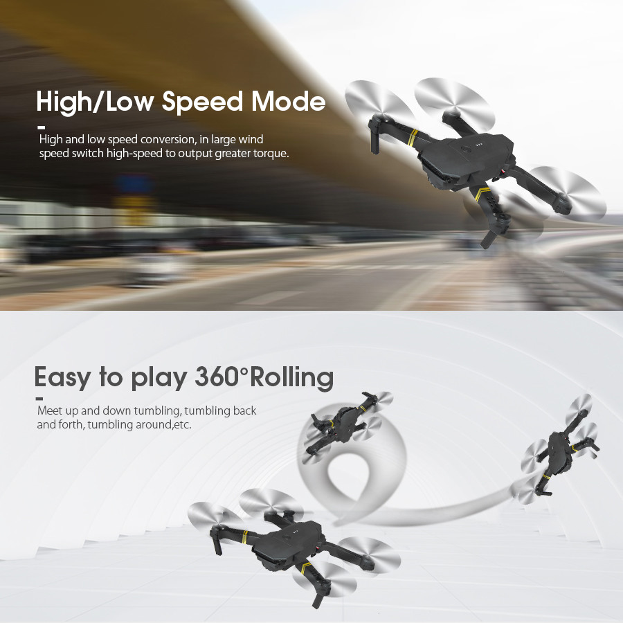 Flying Drone Toy Foldable Mini Quadcopter helicopter One Key Return Drones