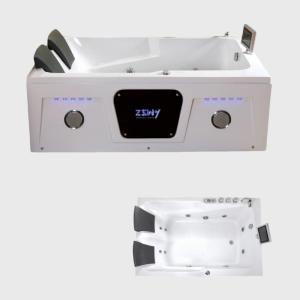 Quality OEM Indoor Pure Acrylic Jacuzzi Bathtubs Freestanding Soaking With Air jets wholesale
