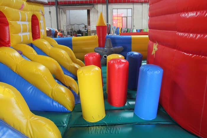 Waterproof Inflatable Funland , Octopus Paradise Kids Inflatable Playground