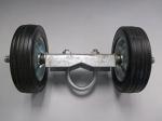 Sliding Gate Caster Wheel Heavy Duty Rubber Wheel with Universal Mount Plate