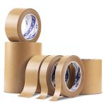 Antistatic Water Activated Brown Kraft Paper Tape Gummed Packing Tape 0.13mm