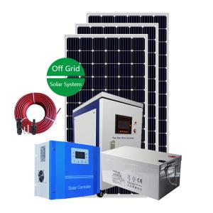 Quality 220vac Off Grid Solar Power System 48V Ground Rooftop wholesale