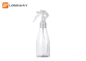 Quality Sprayer bottle clear PET plastic 200ml super fine mist trigger sprayer leak-proof great for cleaning products wholesale