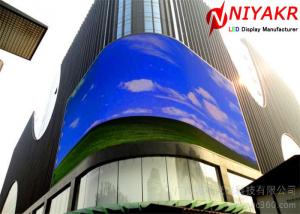 Quality Programmable P6 Outdoor Curved LED Screen Full Color For Advertising Waterproof wholesale