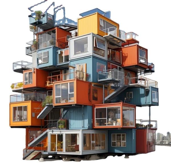 Easy Assemble Prefabricated Detachable Container House with Light Steel