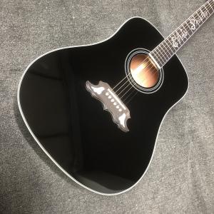 Quality Custom 2023 dove elvis presley black acoustic guitar GB dove electric acoustic guitar wholesale