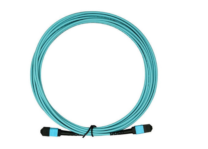 OM3 50 / 125 MPO Patch Cord , Multimode MPO Trunk Cable For FTTX Network
