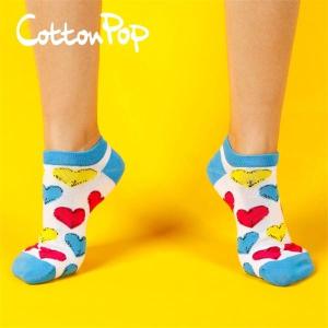 Quality Top selling stunning customized design summer OEM thin cotton leisure ship socks for women wholesale