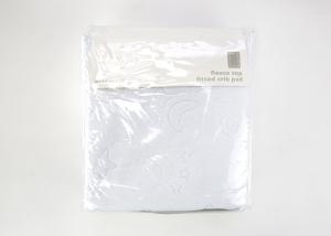 Quality Non Woven Waterproof Crib Mattress Pad Fleece Top Fitted 100% Polyester Fabric wholesale