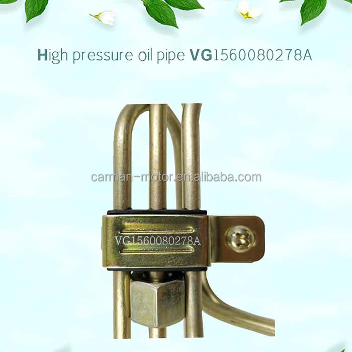 High Pressure Oil Pipe for Replace/Repair Purpose of Sihotruk HOWO Sitrak Engines VG1560080278