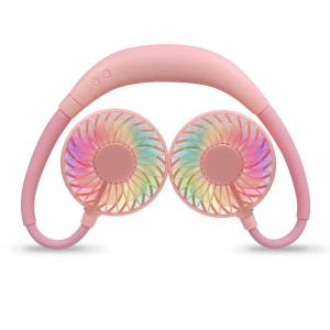 Quality Summer LED DC5V 1200mAh Portable Hanging Neck Fan wholesale