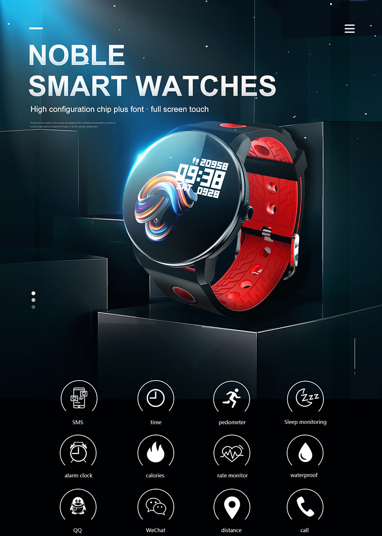Smart Ring Bluetooth H25 Waterproof Sports Smartwatch Smart Bracelet For Apple