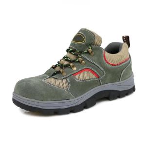 Quality S3 Industrial Safety Shoes Green Mens ESD Steel Toe Shoes wholesale