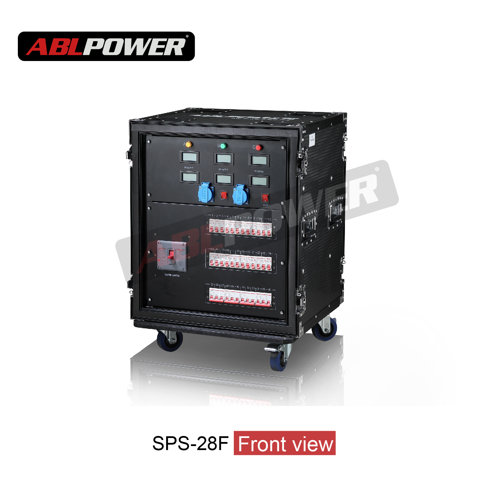 Black Stage 28 Channels 400A Distribution Box In Electrical