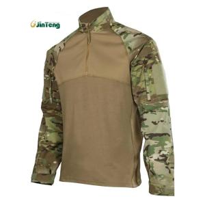 Quality Nylon Camouflage Frog Military Garments OEM Tactical Combat Shirts wholesale