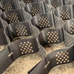 Quality HDPE Black Driveway Grid Gravel Geocell 100mm 356mm For Gravel Driveway Paver wholesale