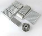 Powder Coated Flexible Round Heater Radiator Aluminum Profiles