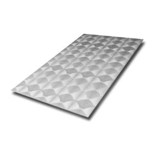 Quality Customizable 304 Stainless Steel Metal Decorative Sheet 3D Laser Finish wholesale
