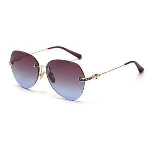 Quality Captain Fashion Cool 141mm Metal Frame Polarized Sunglasses Big Metal Frame Glasses wholesale