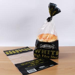 Quality Reusable Thickness 0.025mm 0.03mm Bread Packaging Bags With Ties wholesale