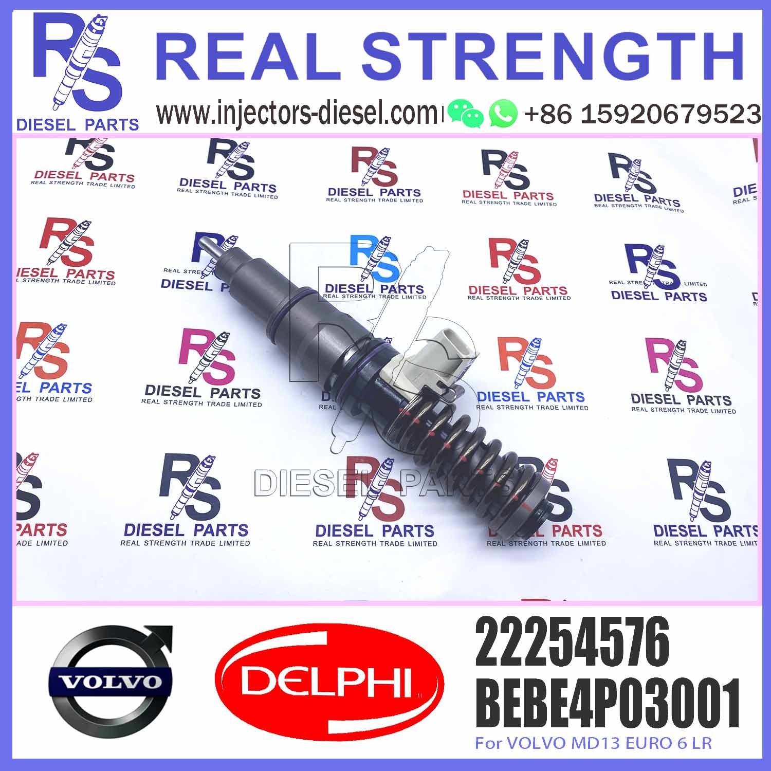22254576 BEBE4P03001/BEBE4P02001 Diesel Fuel Injector For V-O-L-V injector MD13 BORE 85002179