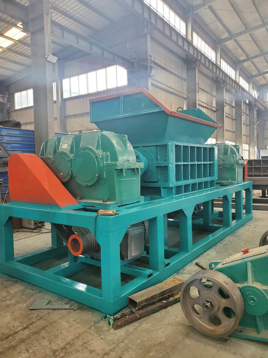 Tonten Factory Price Double Shaft Shredder Waste Book Paper Plastic Recycling