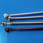 Electroplated Bedroom 6.7m 0.45mm Removable Curtain Rod