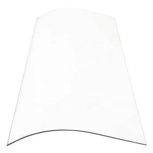 Quality 3-15mm Thickness J-Shape Curved Tempered Shower Glass for Bathroom Modernization Project wholesale