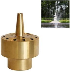 Quality 1.5&quot; Fully Brass Blossom 3 Tiers Water Fountain Nozzle Jet Water Pond Sprilker wholesale