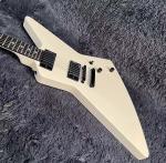 Explorer Electric Guitar with Rosewood Fingerboard, Cream White Color, High