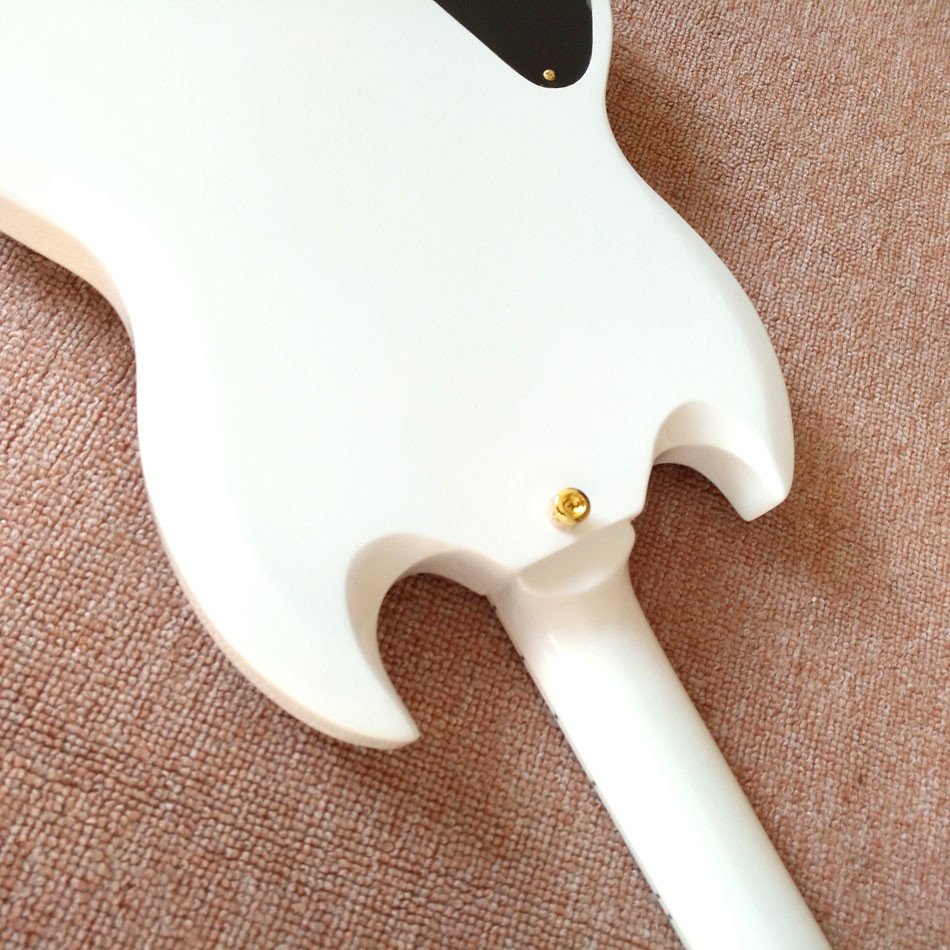High quality SG electric guitar styles, ebony fingerboard, gold hardware, 3 pieces pickups electric guitar