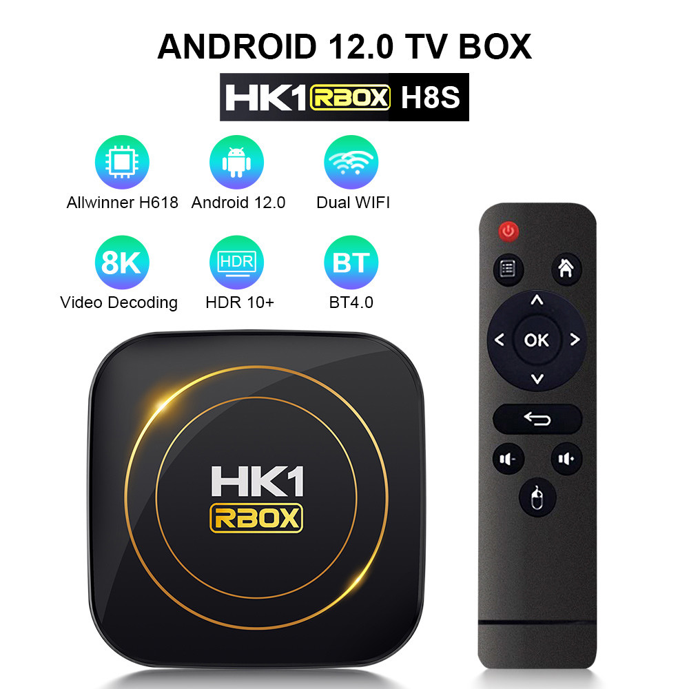 HD Android 12 IPTV International Box OEM WiFi BT 6K Smart Android