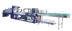 Quality Automatic Beverage PE Shrink Film Wrapping Machine For Glass Bottle Water Line wholesale