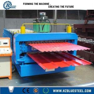 Quality 3KW Hydraulic Double Layer Steel Forming Machine With 45# Steel Roller wholesale