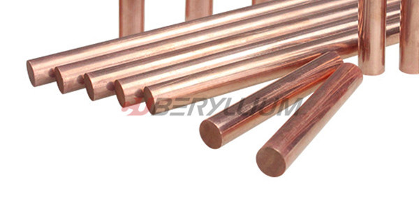 C17500 Beryllium Copper Round Bar 8x500mm For Resistance Welding Equipment