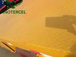 Yellow 53 Foot Flatbed Trailer Q345B Flatbed Equipment