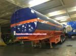 3 Alxe Heavy Duty Semi Trailers Tanker Trailer Dust Material Transportation
