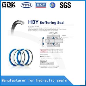 Quality Yellow Blue HBY Hydraulic Rod Seals , Buffer Rod Hydraulic Oil Seal Durable wholesale