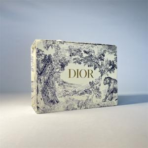 Quality OEM Luxury Cosmetic Packaging Boxes Pantone Color CMYK Gift Box With Ribbon Handle wholesale