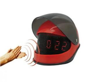 Quality New creative wall helmet creative gift product alarm clock wholesale