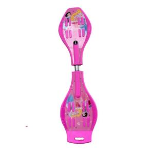 Quality YOBANG Snow White two wheels skateboard ABS Pink caster board for girls gift toys wholesale