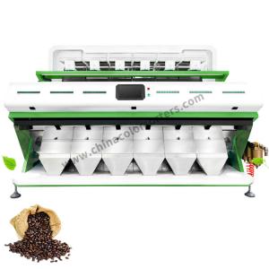 Quality Optical Bean sorting machines CCD Six Chutes Bean Color Sorter wholesale