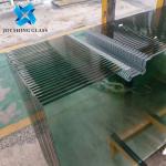 Customized 8mm 10mm 12mm Tinted Toughened Glass For Shower Cubicle