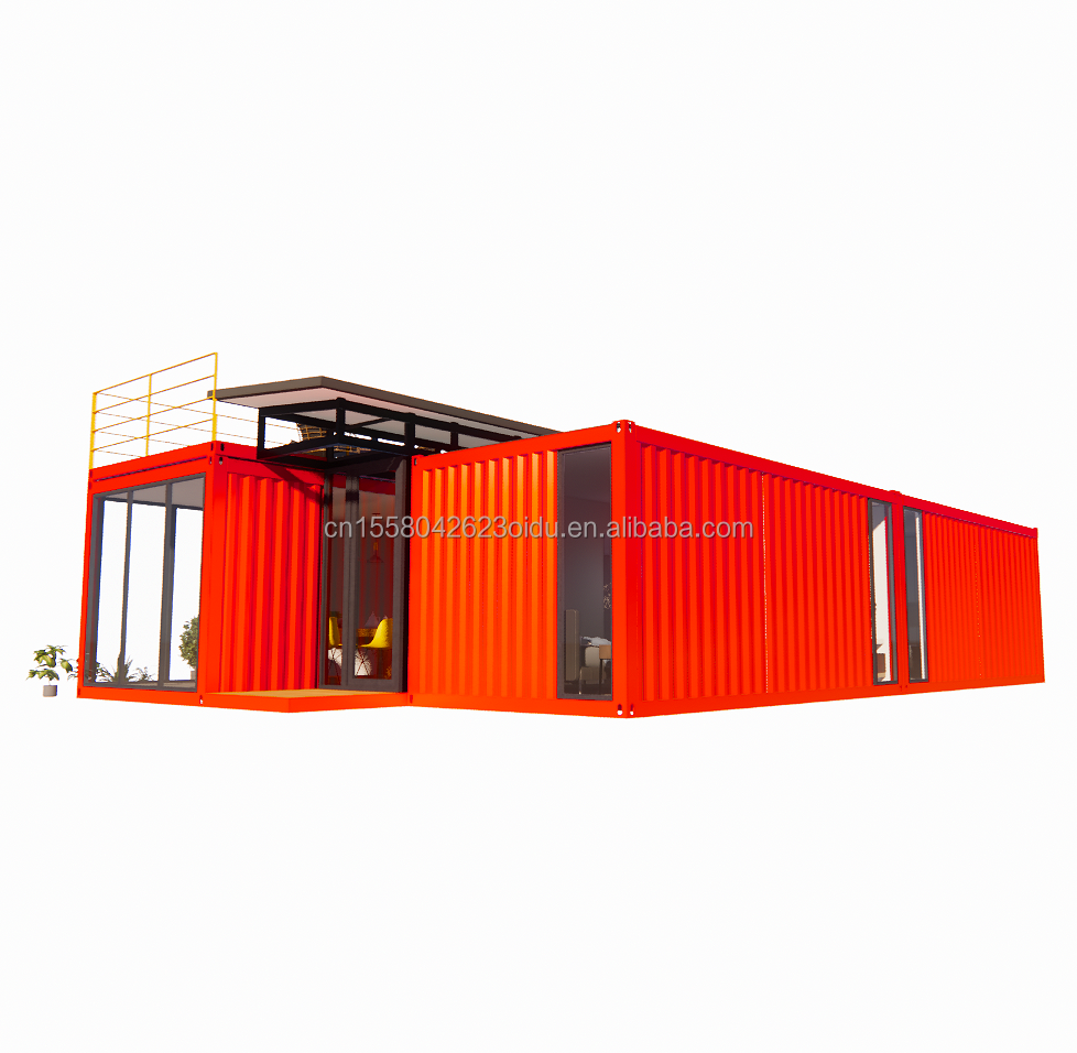 20ft/40ft Prefabricated Portable Foldable Expandable Container Tiny Mobile House with 3 Bedrooms Aluminum Alloy Windows