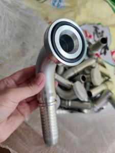 Quality Stainless Steel Customed Flange Forklift Reusable Hydraulic Hose Fittings Female Male Hydraulic Hose Ferrule Fittings wholesale